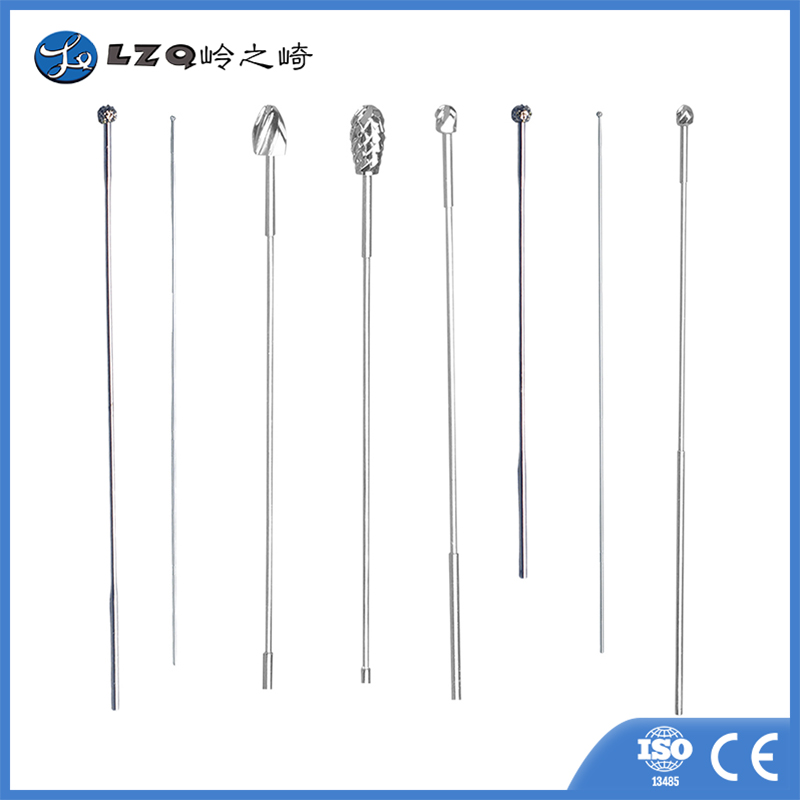 Angled Tomcat burs/ent surgical set