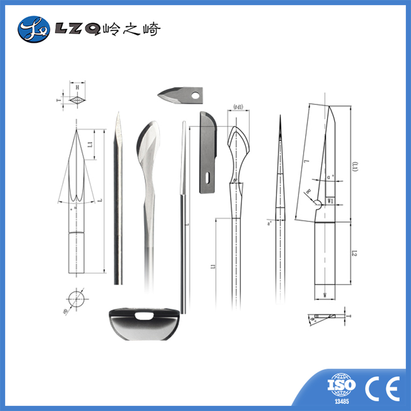 Trimming knife handles and blades/ophthalmic equipment/ophthalmic set
