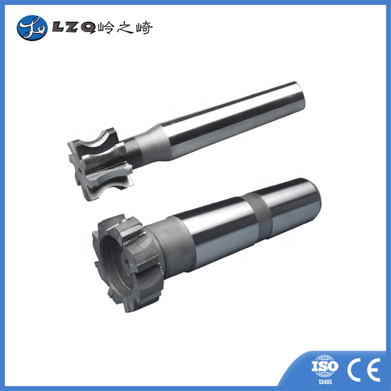 carbide straight shank T type side and face milling cutter