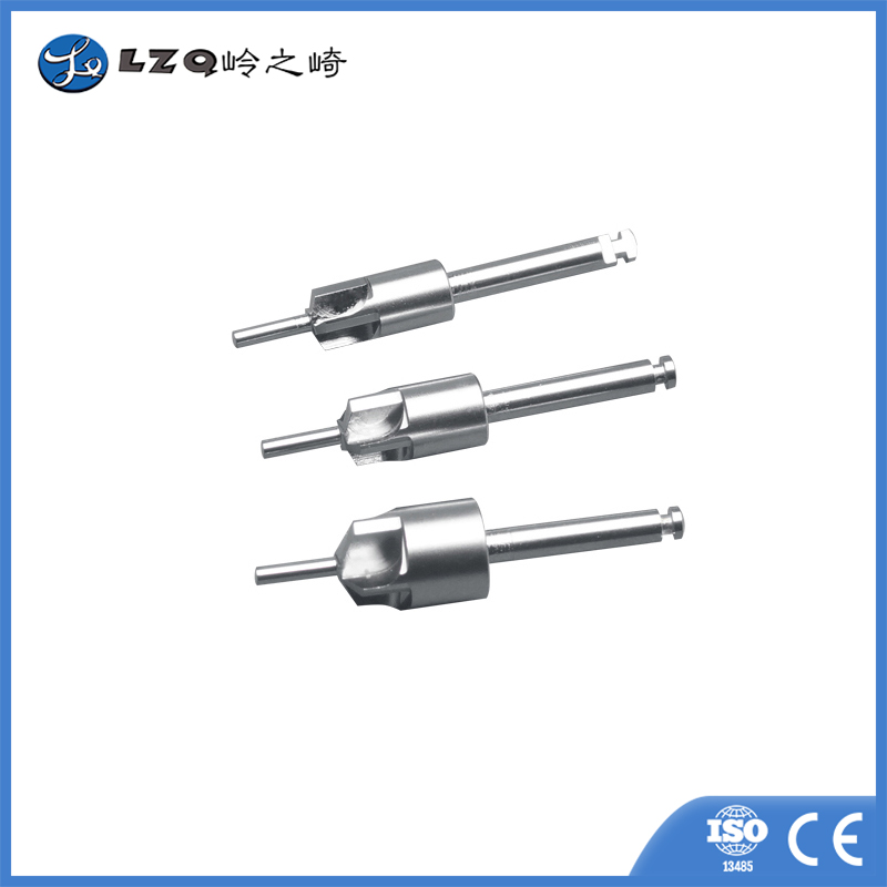 Dental Peri-implant bone drill Bone trimming without damaging the implant