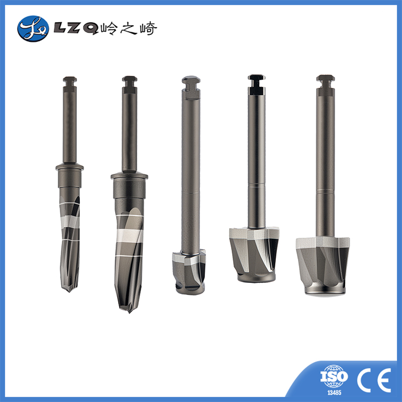 Medical straight drill dental file