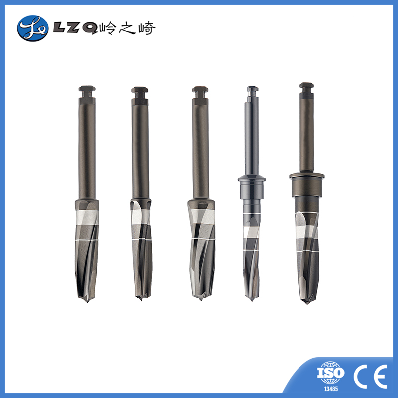 Medical straight drill dental file