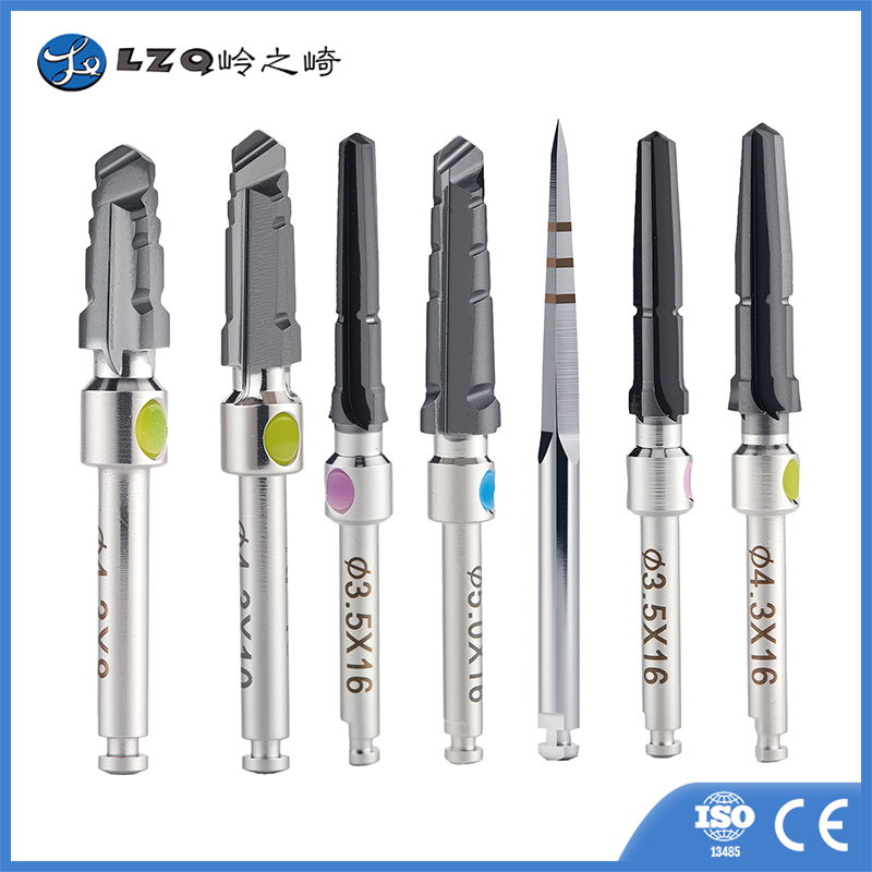 Dental implant conical drill bit