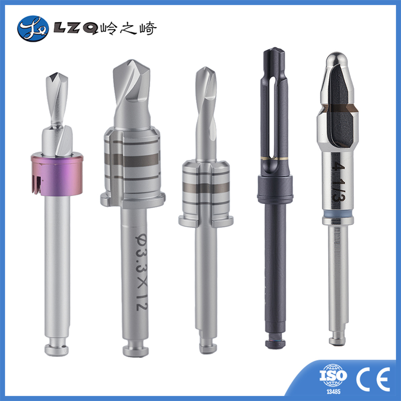 Dental implant conical drill bit