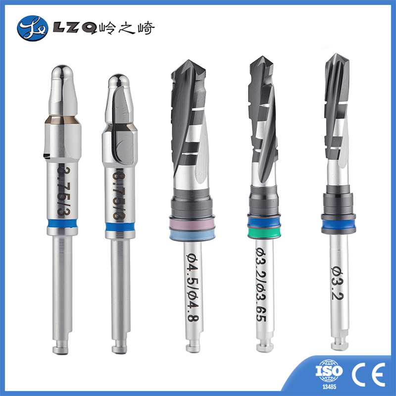 Dental implant conical drill bit