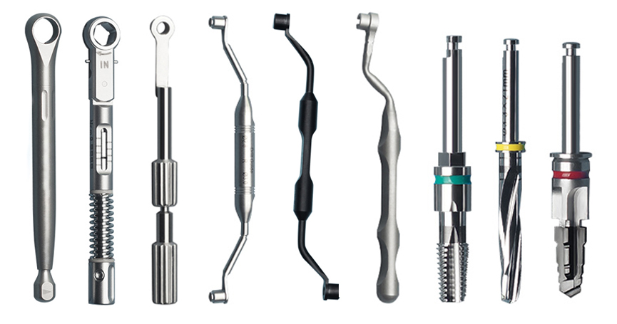 dental implant guide plate/C-handle H2