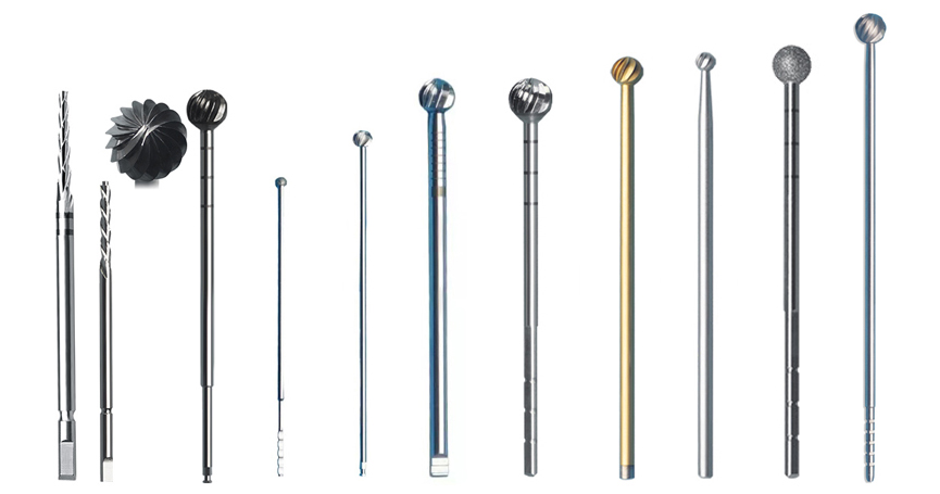 Neurospine Spinal Bur Diamond Round Burrs for Minimally Invasive Spine Surgery